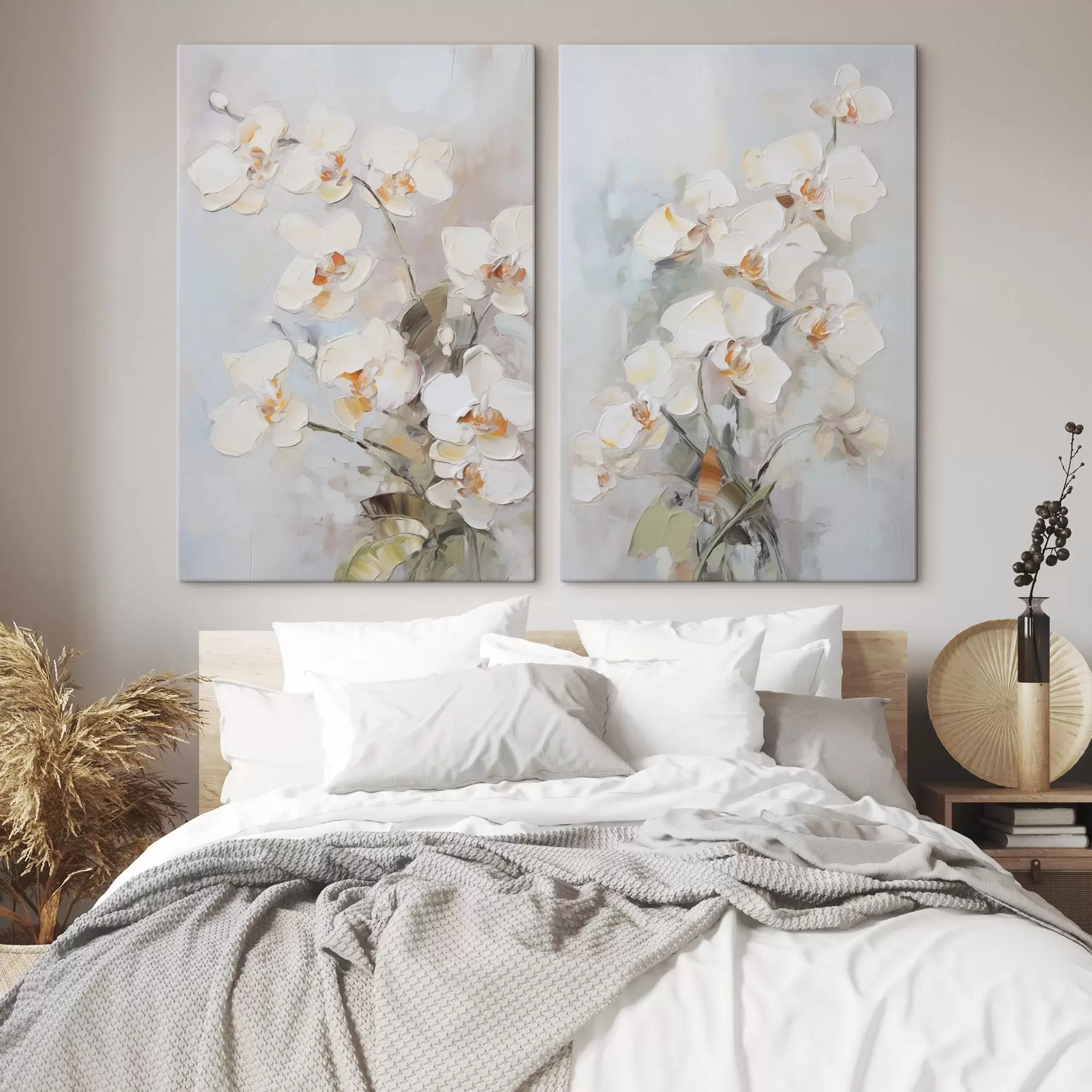 Paveikslėlis Orchidėjų imitacijos tapyba m30187