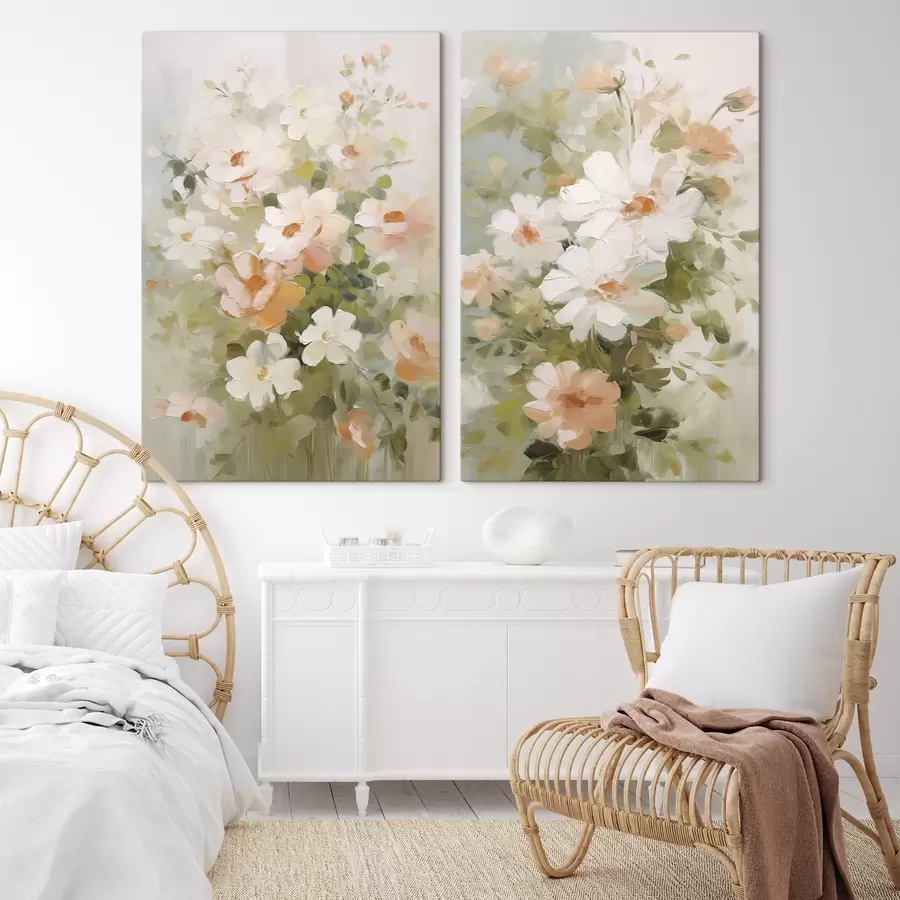 Paveikslėlis Gėlės imitacijos tapyba m30188