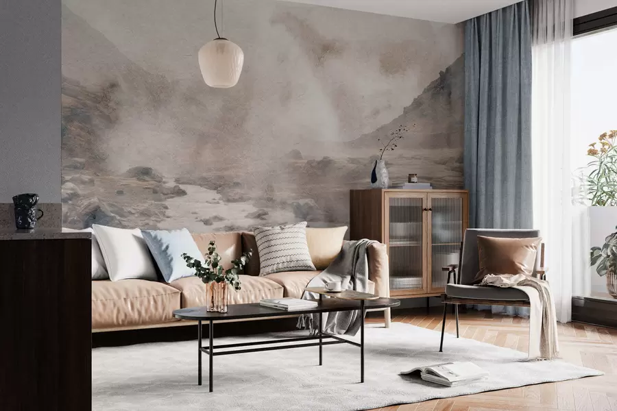 Fototapetai Tylos rūko slėnis w05363