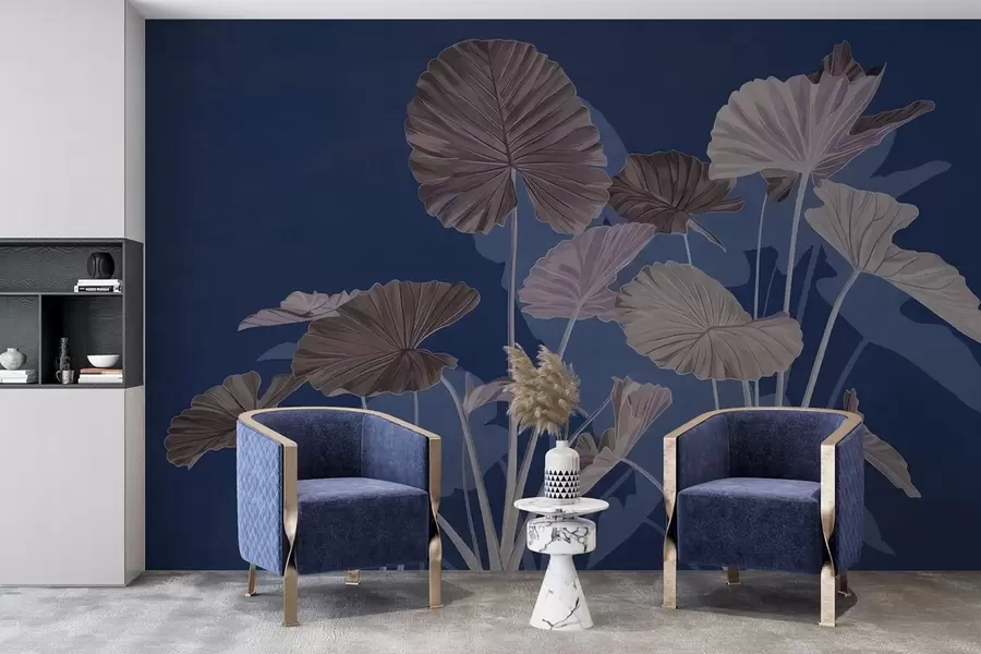 Fototapetai Dažytų lotosų sodas w05364