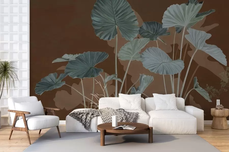 Fototapetai Dažytų lotosų sodas w05364v1