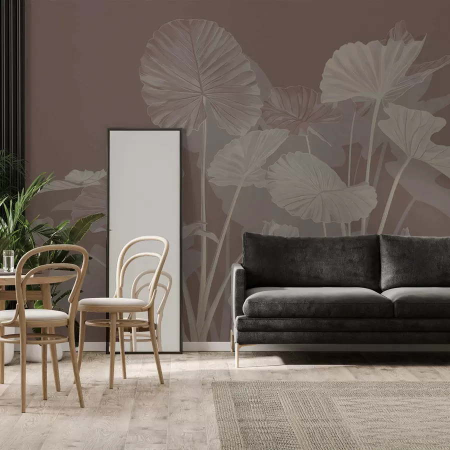 Fototapetai Dažytų lotosų sodas w05364v2