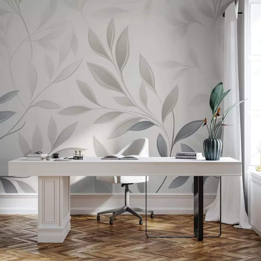 Fototapetai Tylus tarp lapų w05279