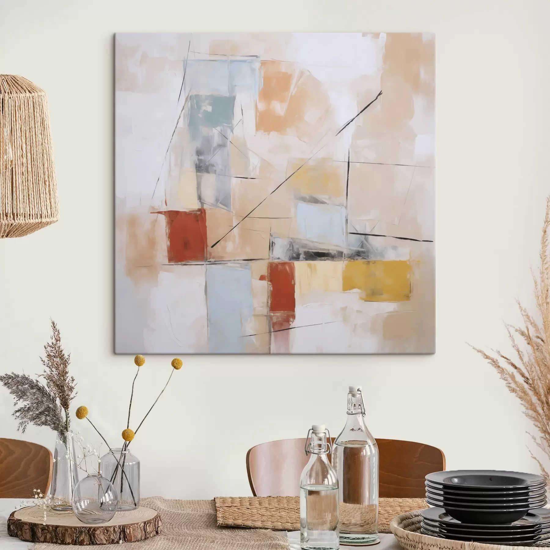 Paveikslėlis Chaotiškas abstraktus nusidėvėjusio paveikslo atkartojimas s48418