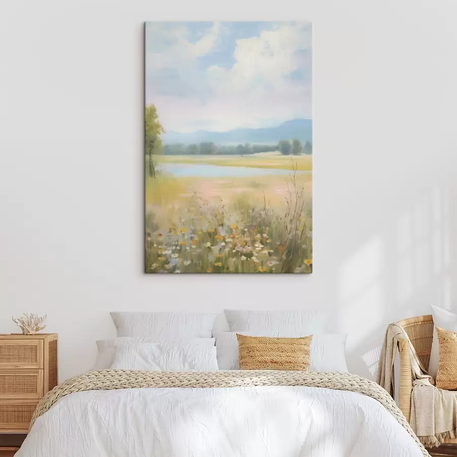 Paveikslėlis Lauko kraštovaizdžio tapybos imitacija s48419