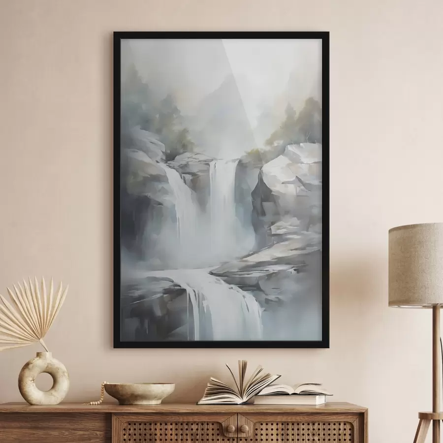 Fototapetai Tapyba, imituojanti krioklį f48416