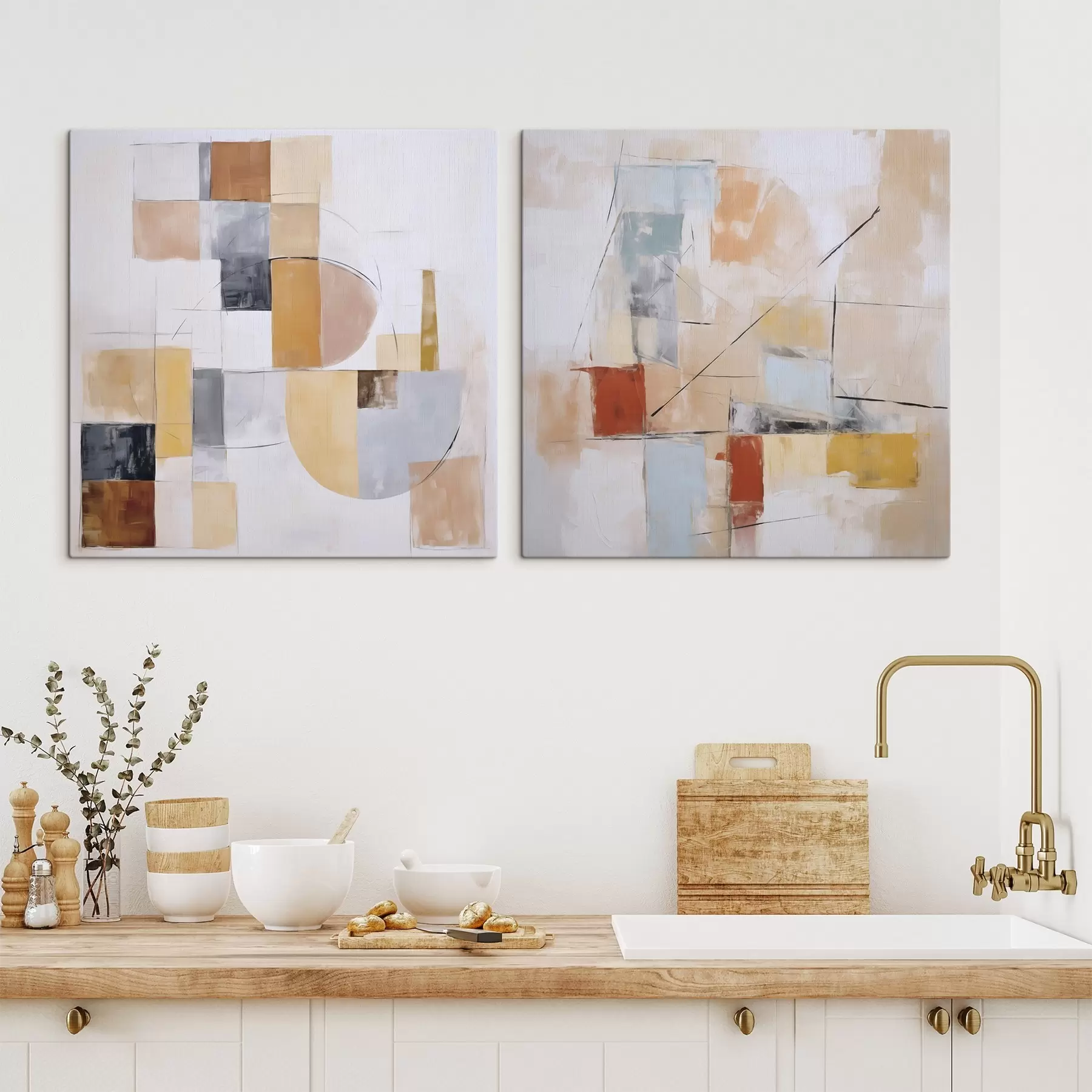 Paveikslėlis Abstrakti nusidėvėjusio paveikslo imitacija m30213