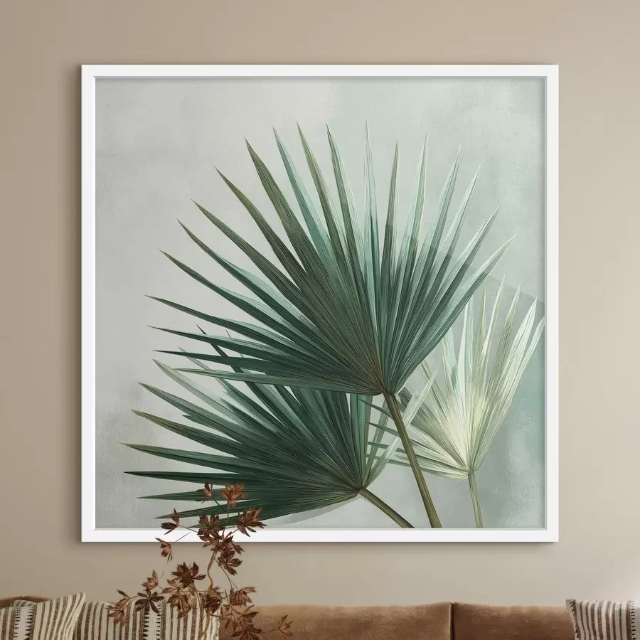 Fototapetai Kompozicija iš palmių lapų f48465