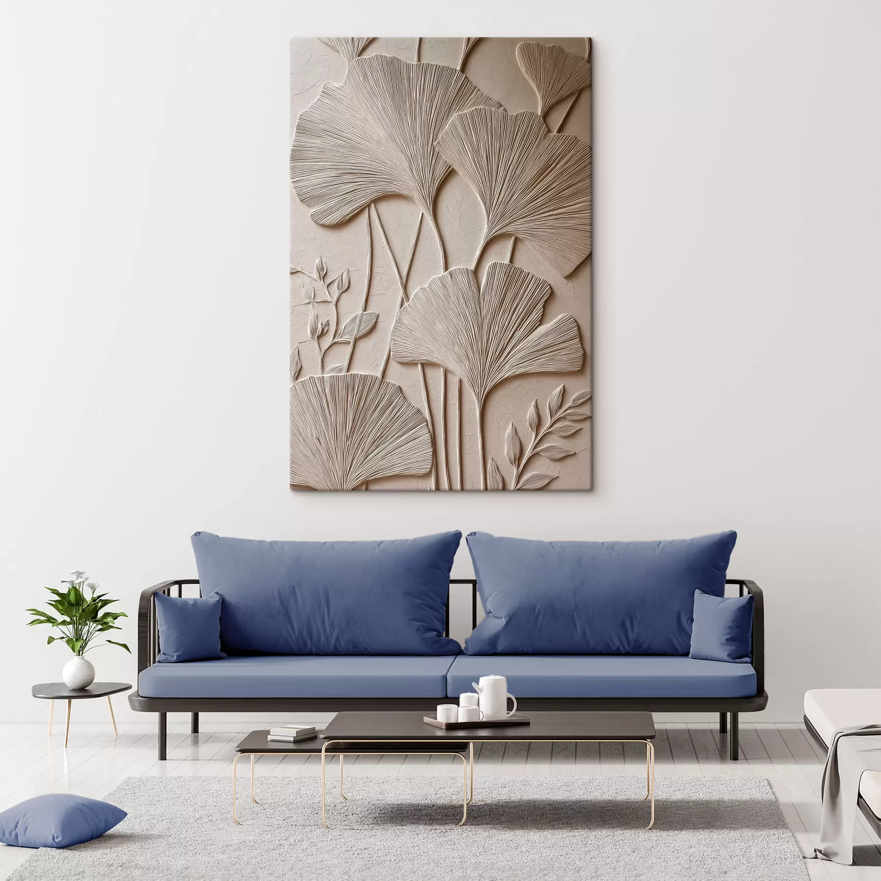 Paveikslėlis Gėlių reljefinė plokštė s48447