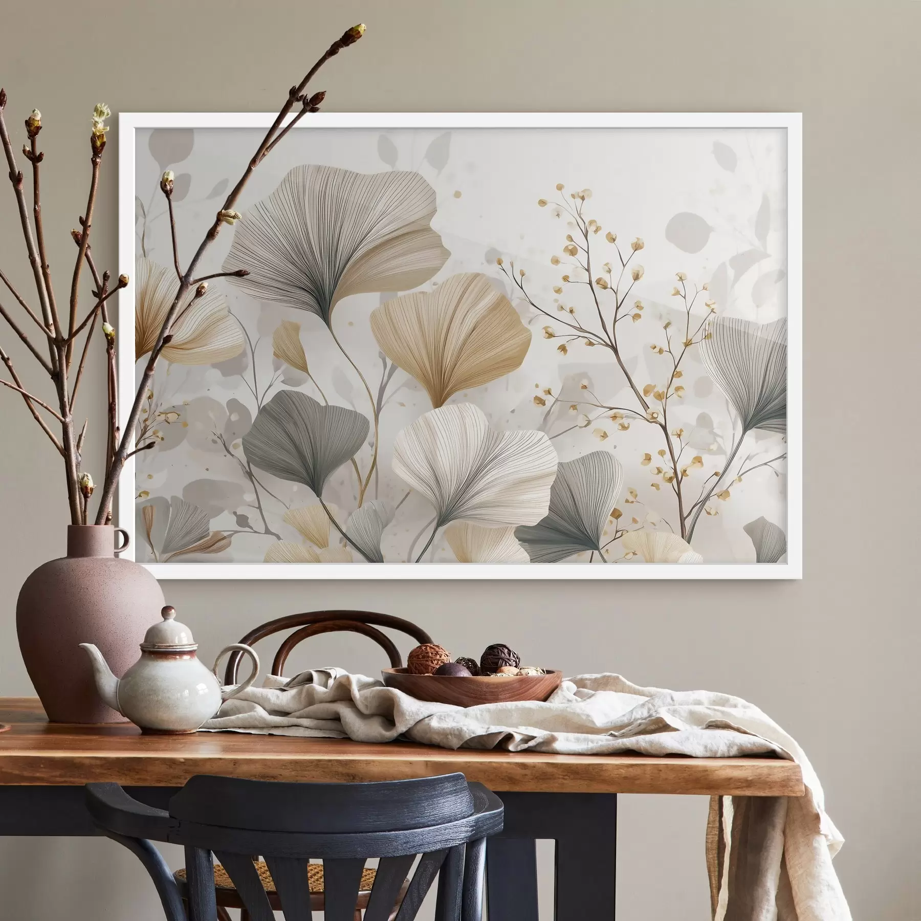 Fototapetai Subtilūs dramblio kaulo spalvos žiedai f48486