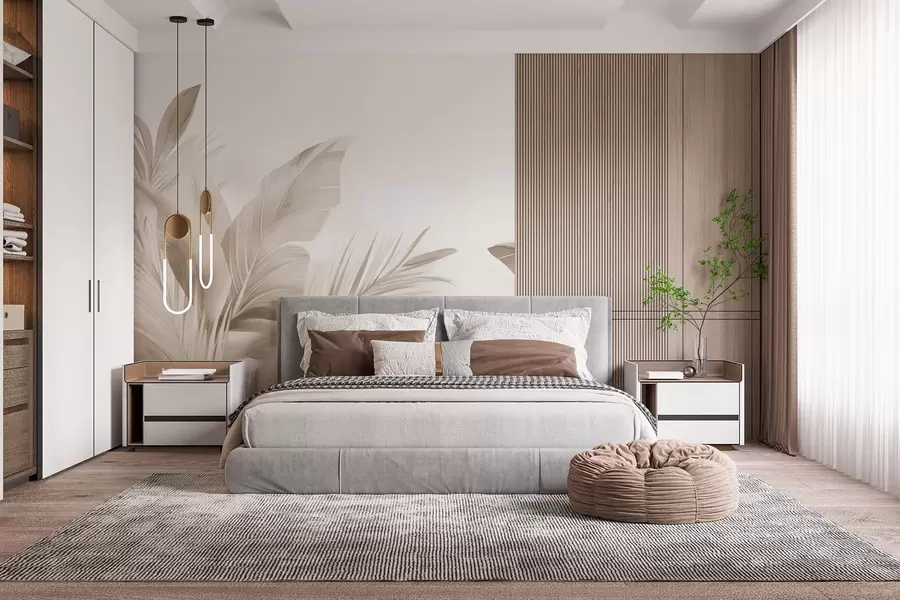 Fototapetai Bananų lapai, ilgi lapai w05377