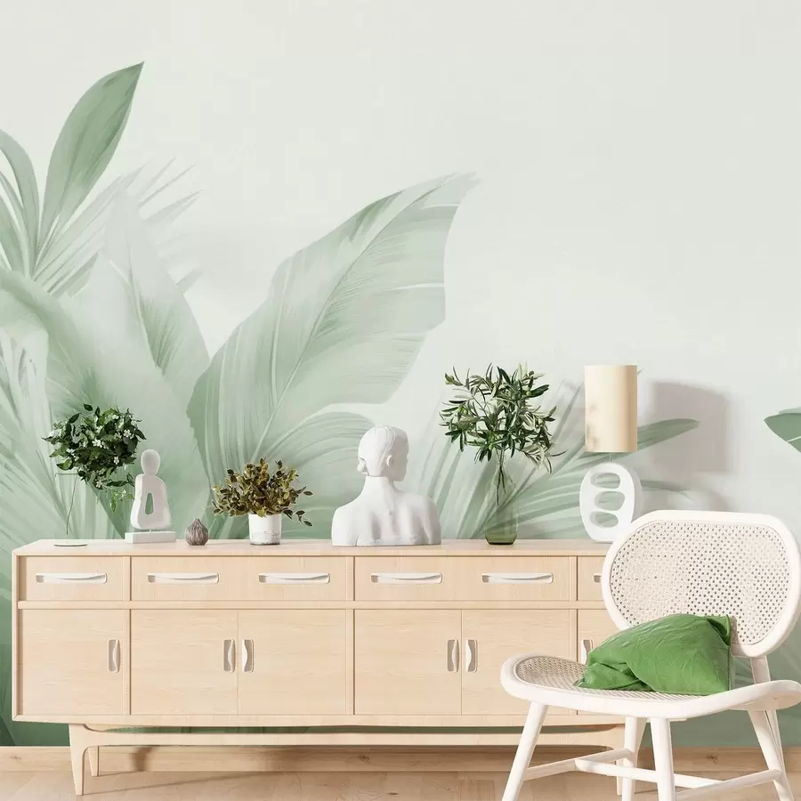 Fototapetai Bananų lapai, ilgi lapai w05377v3