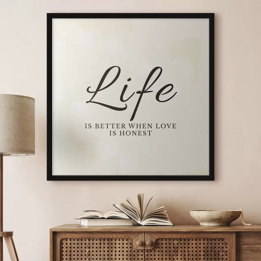 Fototapetai Tekstas „Gyvenimas“ ant šviesaus tekstūruoto fono f48029