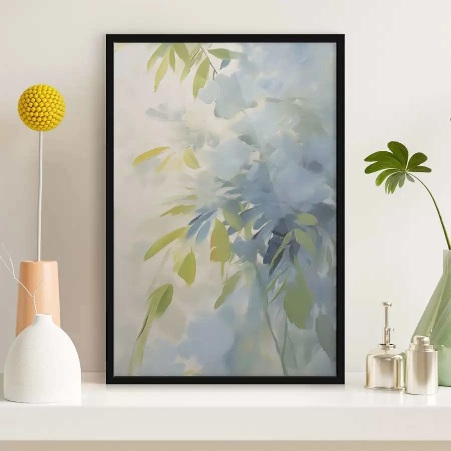 Fototapetai Augalų abstrakcija, tapybos imitacija f48499