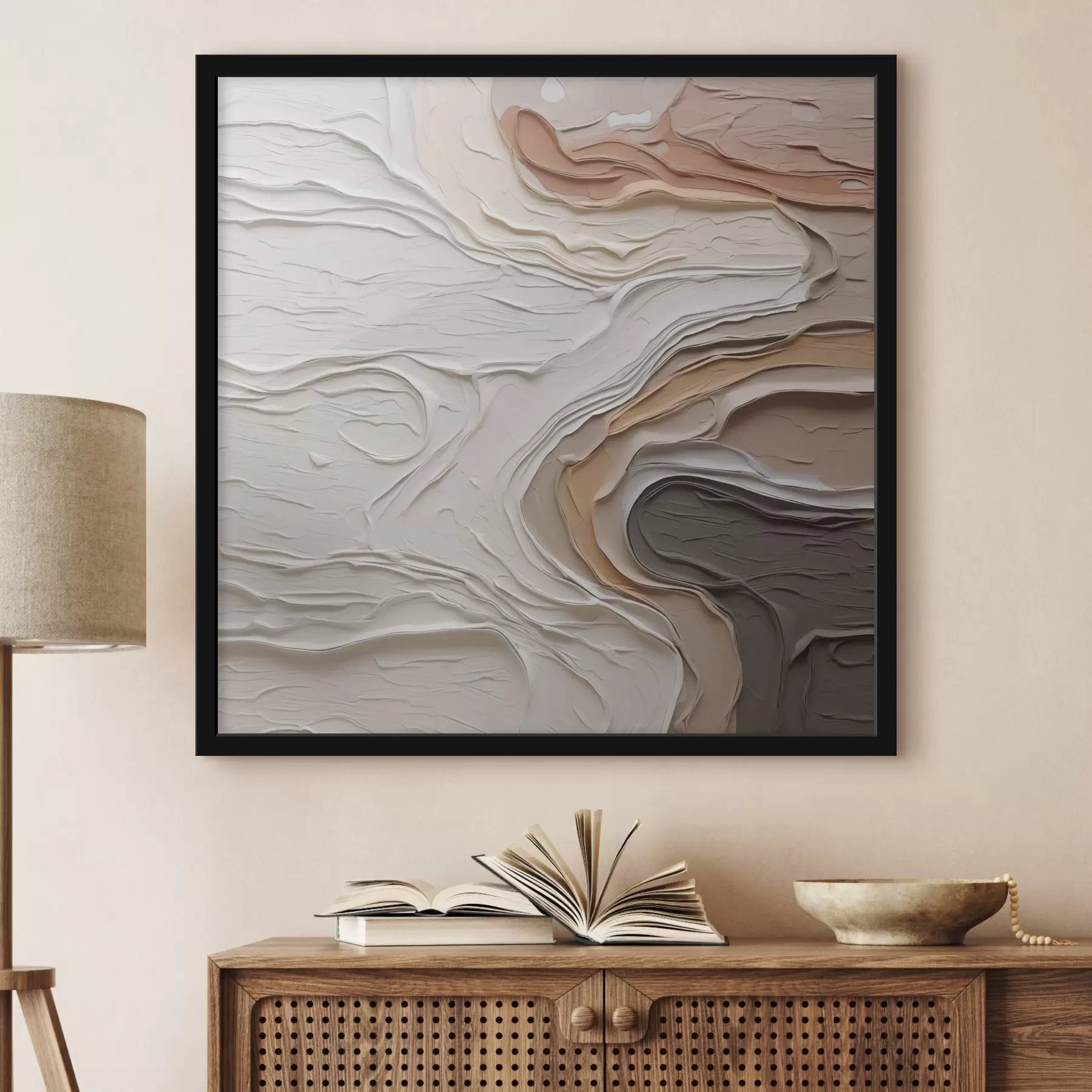 Fototapetai Abstrakčios kompozicijos tapybos imitacija f48507