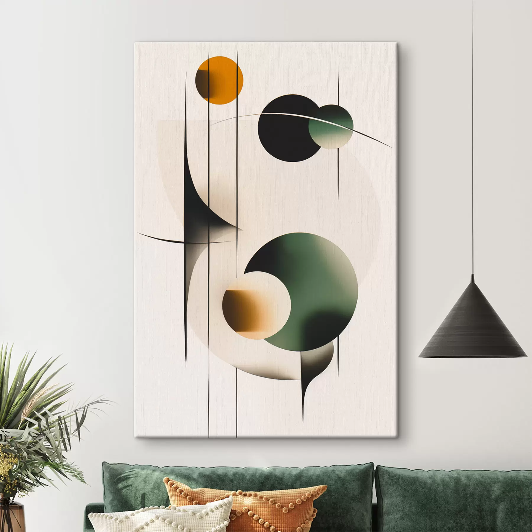 Paveikslėlis Abstrakcija su apskritimais s48285