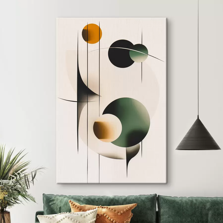 Paveikslėlis Abstrakcija su apskritimais s48285