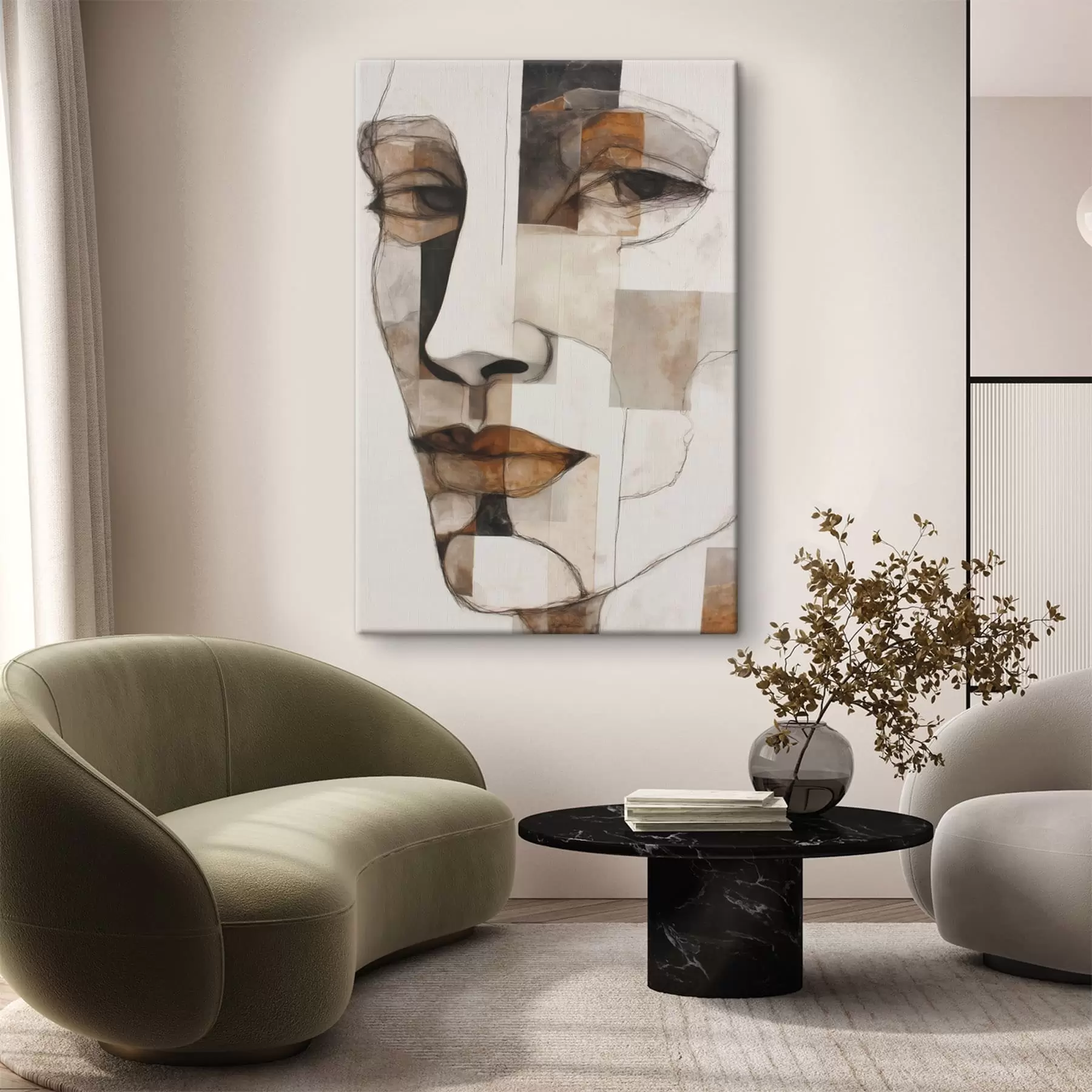 Paveikslėlis Abstraktus veidas s48515