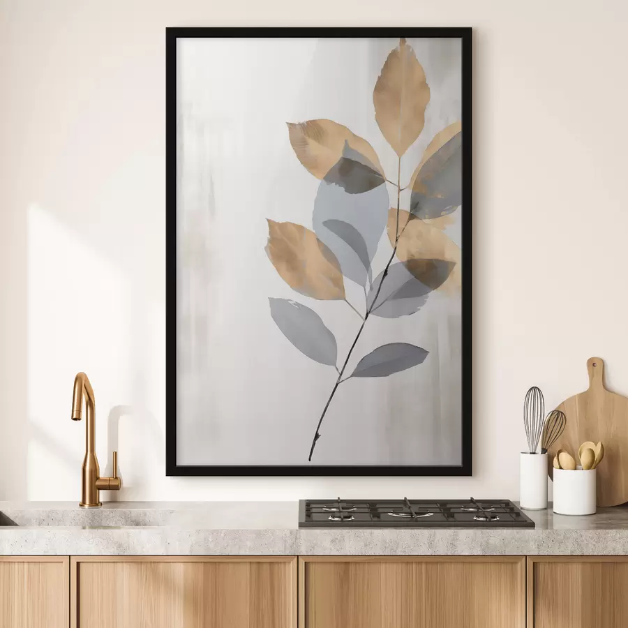 Fototapetai Minimalistinė botaninė šaka f48510