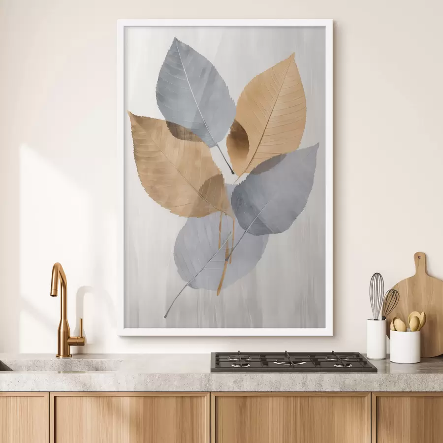 Fototapetai Abstrakčios botaninės lapų kompozicijos f48511