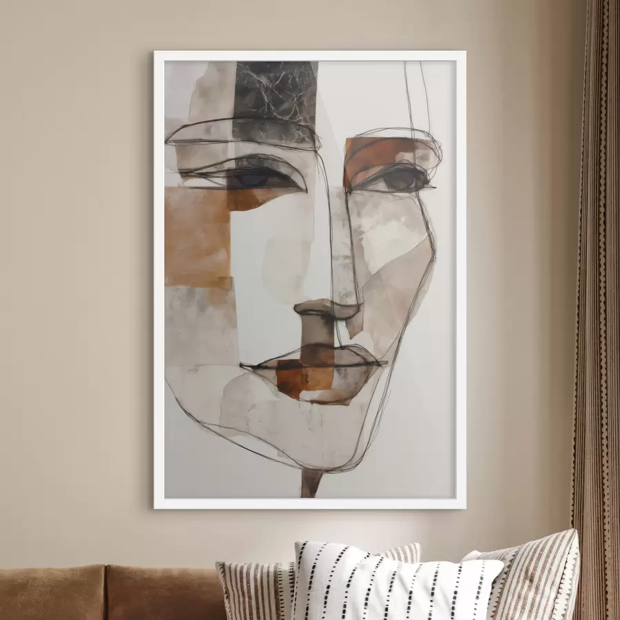 Fototapetai Abstraktus veidas f48514