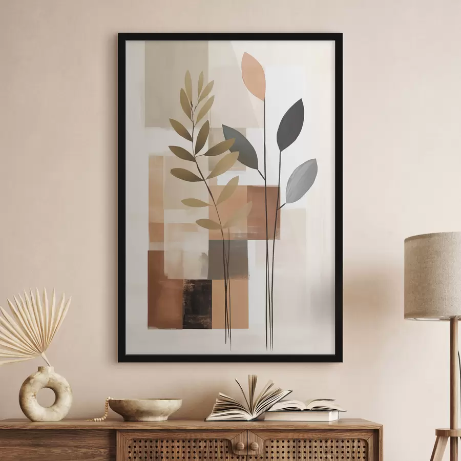 Fototapetai Abstrakti botaninė kompozicija f48516