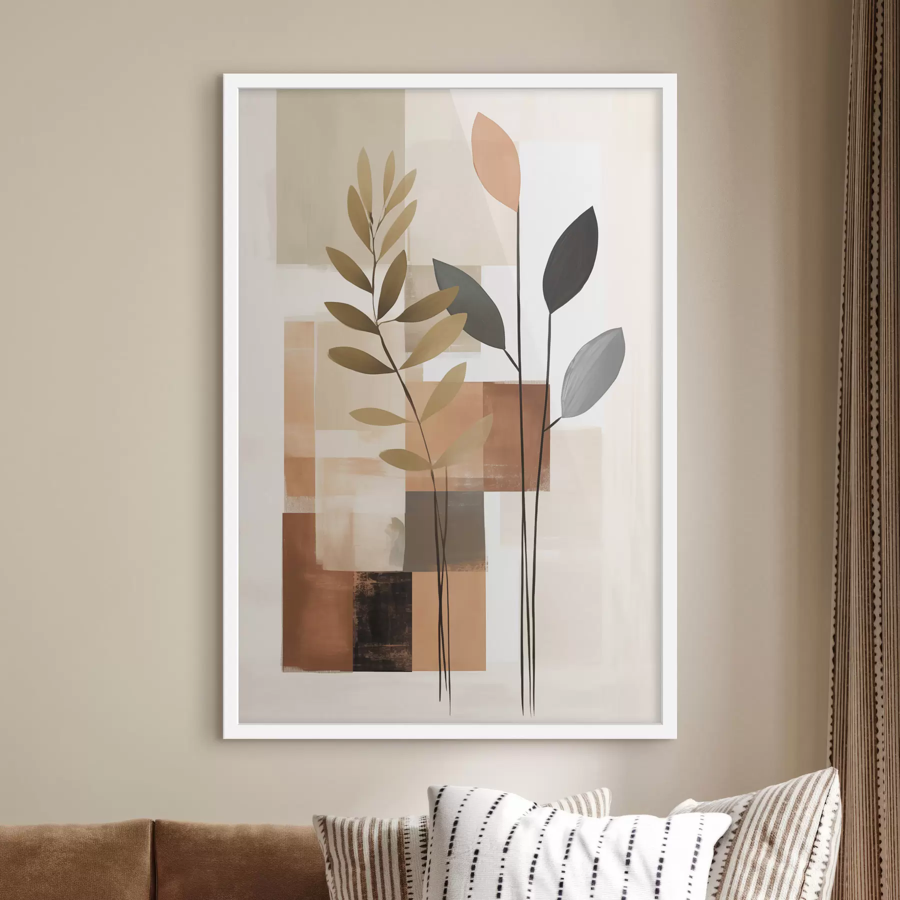 Fototapetai Abstrakti botaninė kompozicija f48516