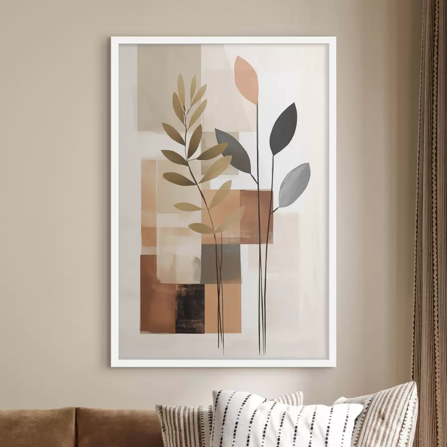 Fototapetai Abstrakti botaninė kompozicija f48516