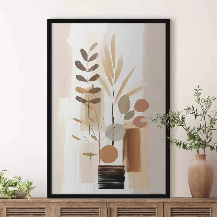 Fototapetai Abstrakti botaninė kompozicija f48517