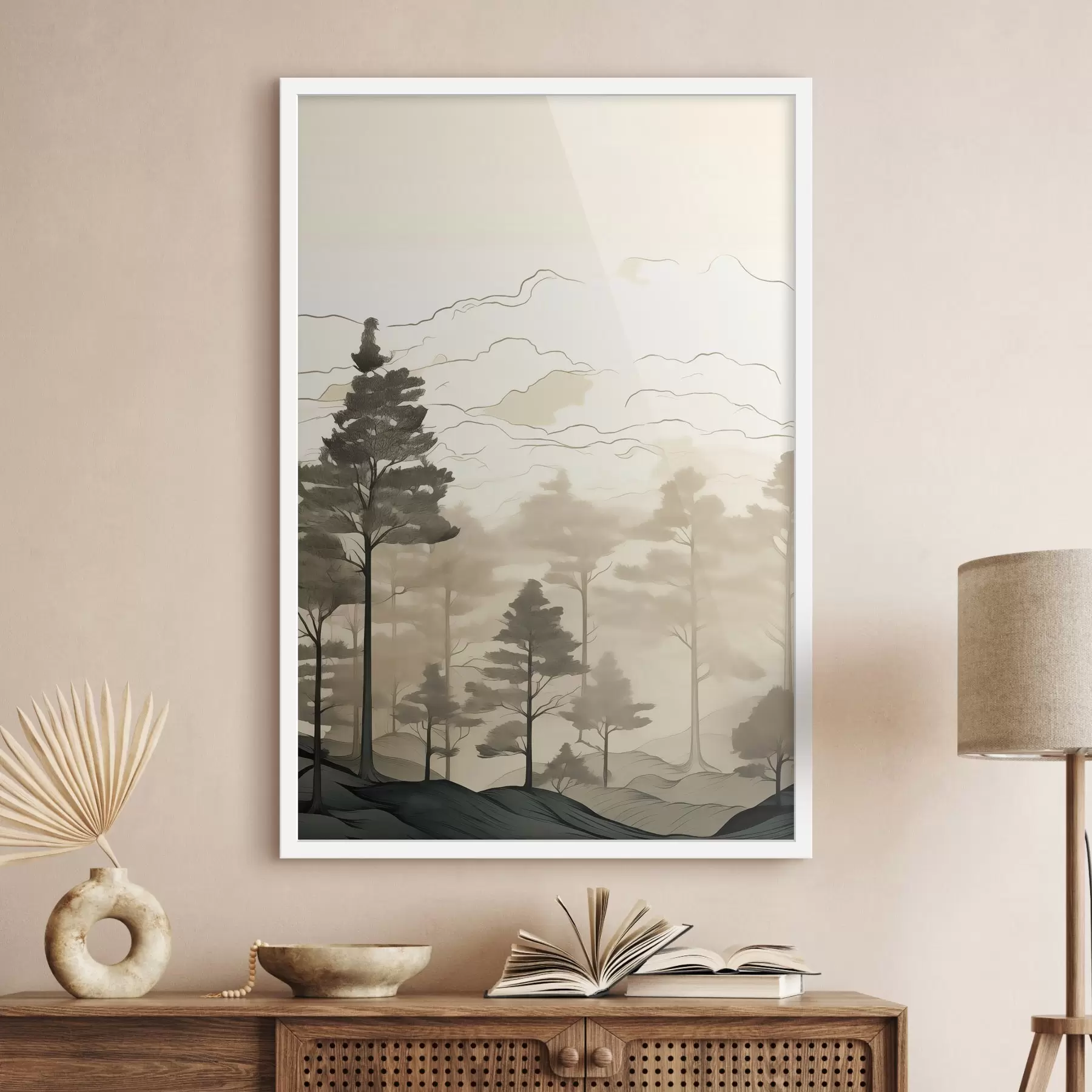 Fototapetai Kalnų rūko sluoksniai f48540