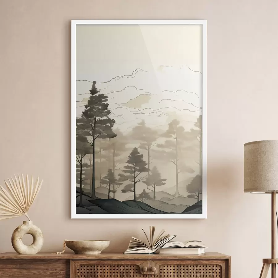 Fototapetai Kalnų rūko sluoksniai f48540