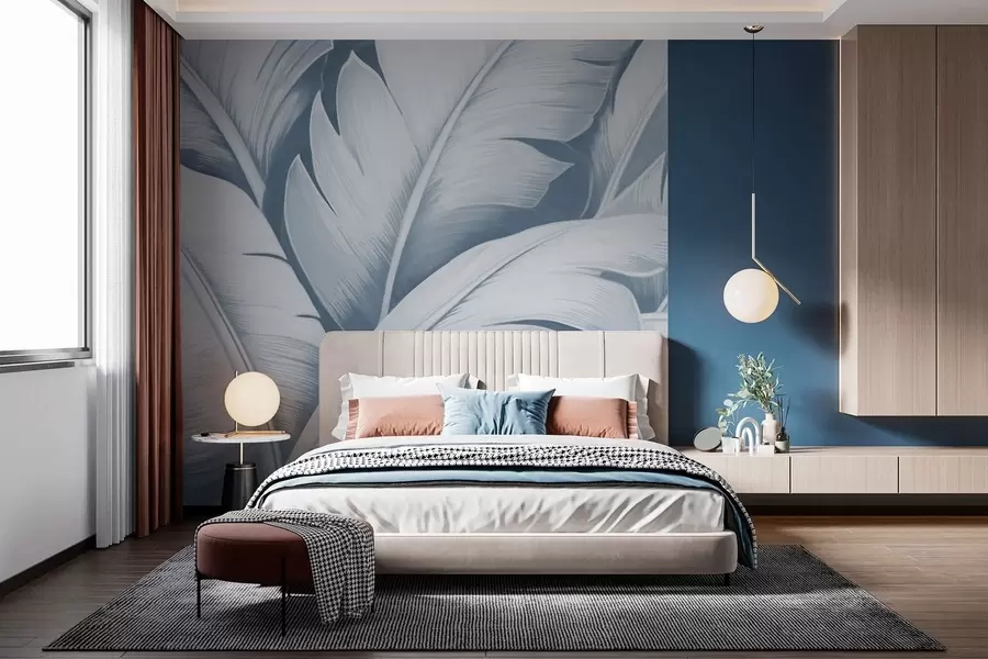 Fototapetai Dideli bananų lapai w04991v2