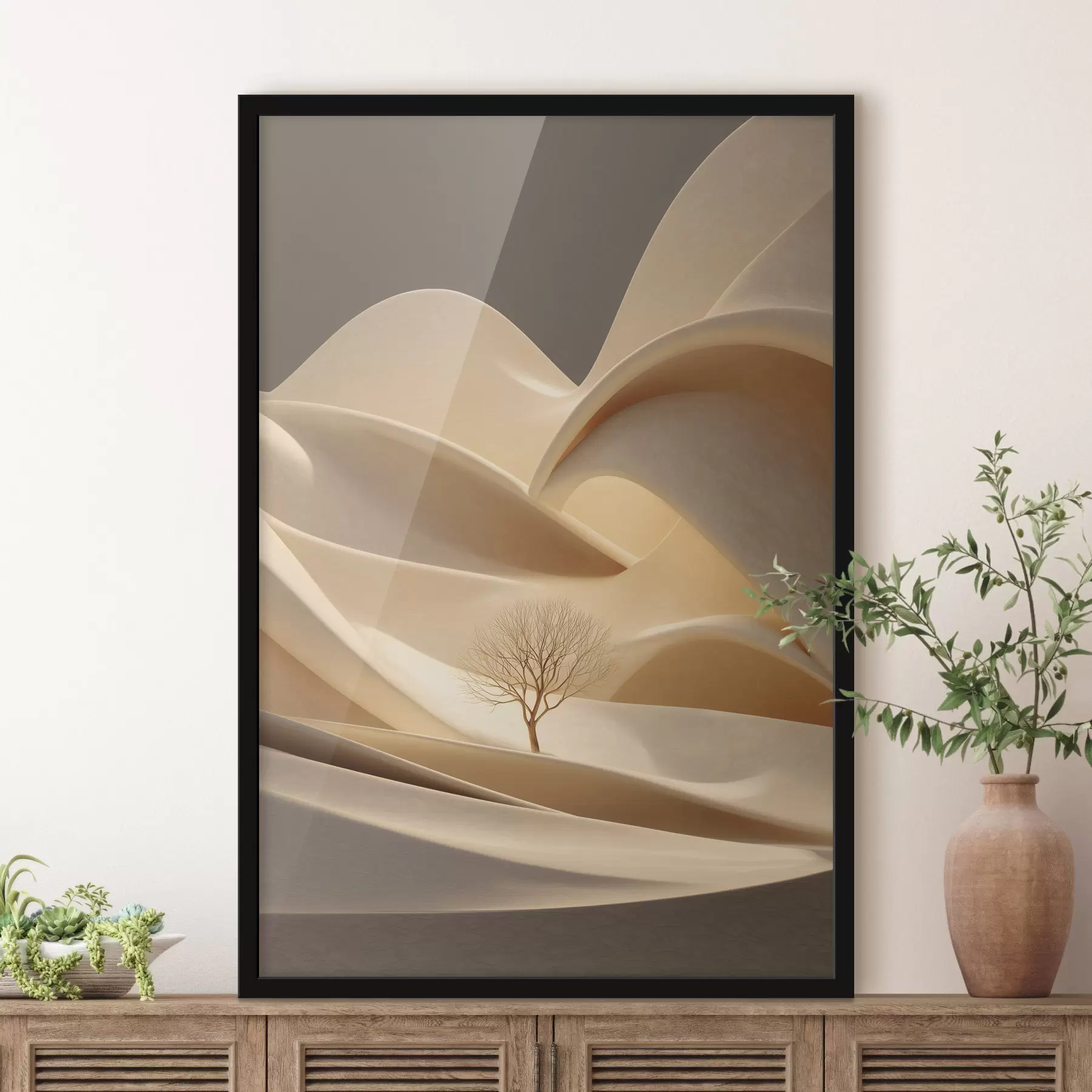 Fototapetai galingas liūtas, nutapytas akvarele f48530