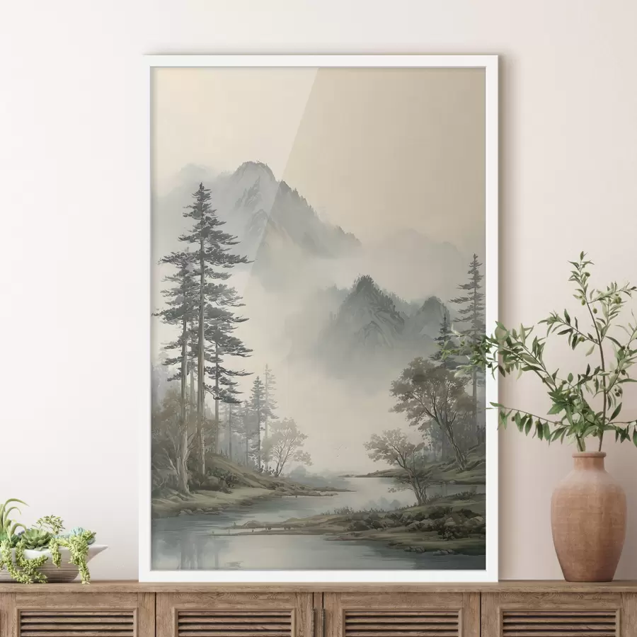 Fototapetai liūtė, nutapyta akvarele f48531