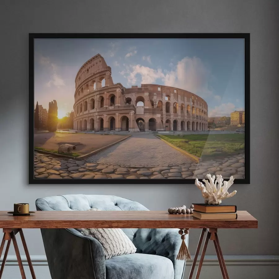 Fototapetai romantiška mergina prie jūros, dėvinti skrybėlę f48552