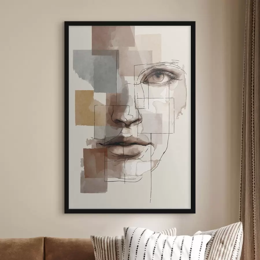 Fototapetai Abstraktus veidas f48561