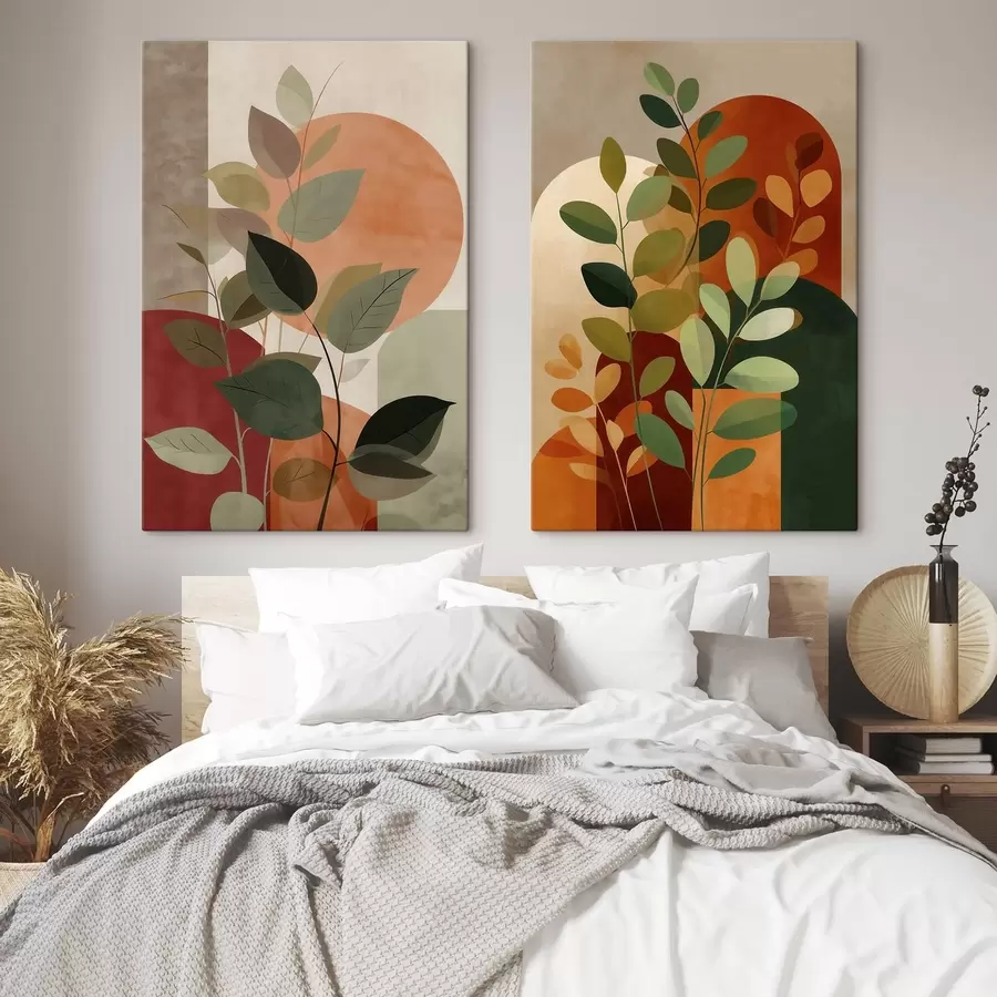 Paveikslėlis Abstrakčios augalų lapai m30266