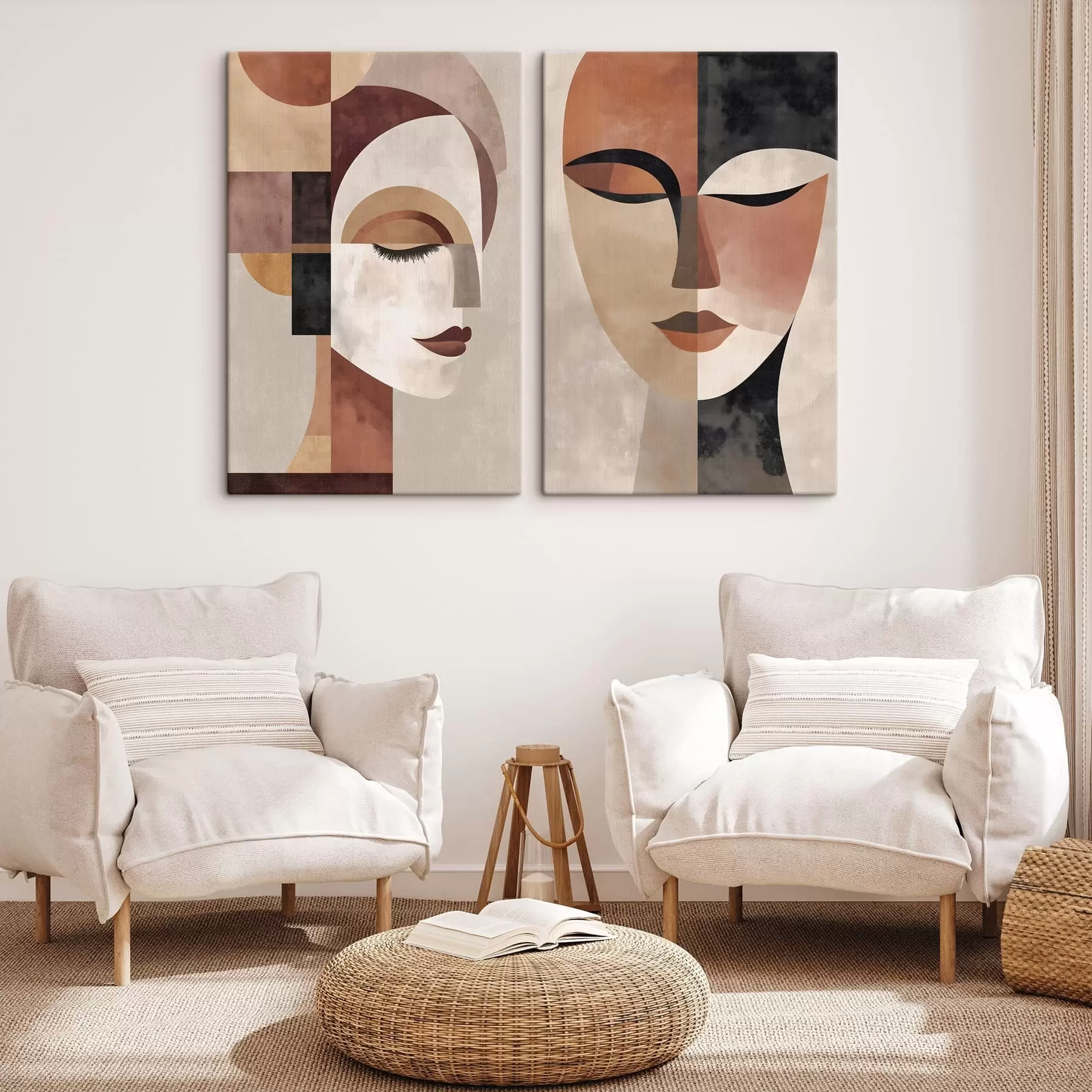 Paveikslėlis abstrakčios moteriškos veidai m30258