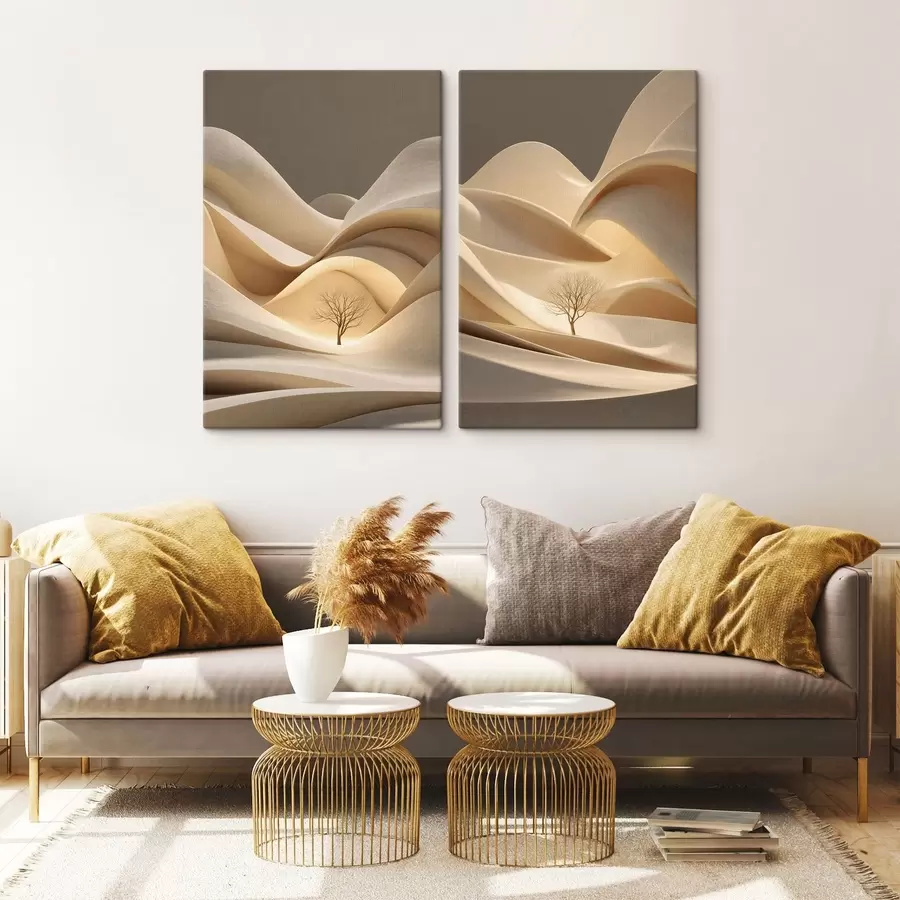 Fototapetai siurrealistinis peizažas su medžiu m30261