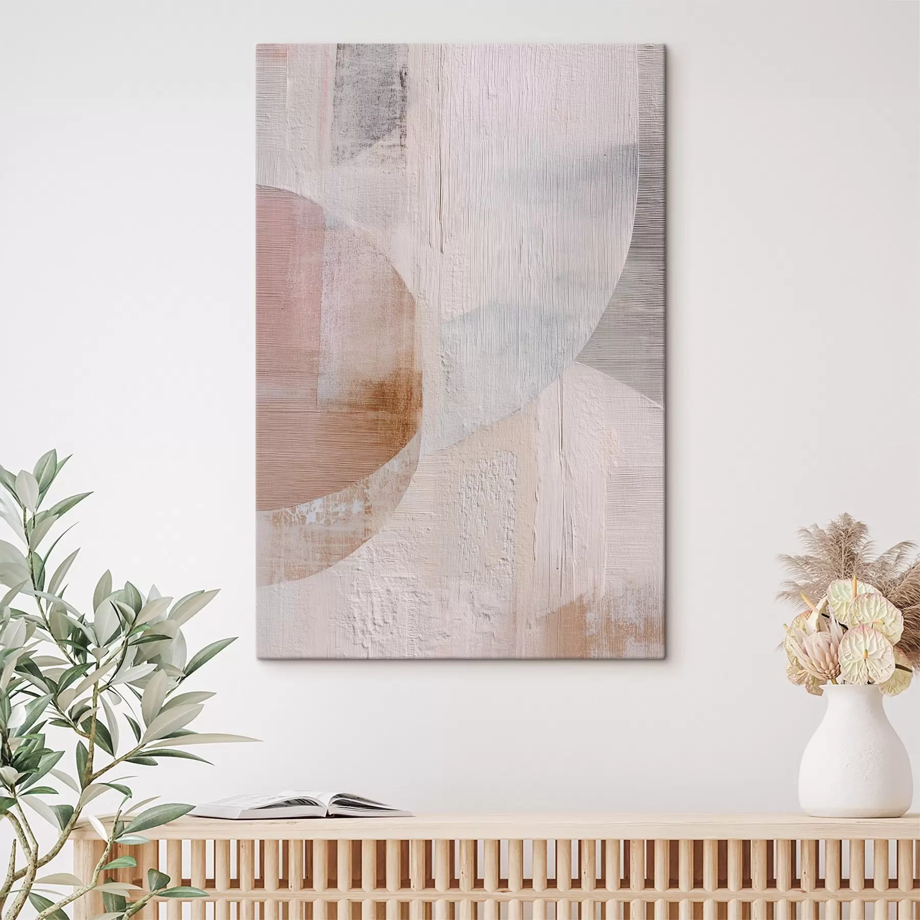 Paveikslėlis Tekstūruotas fonas su sluoksniais išdėstytais elementais šiuolaikinio tapybos stiliaus s48190