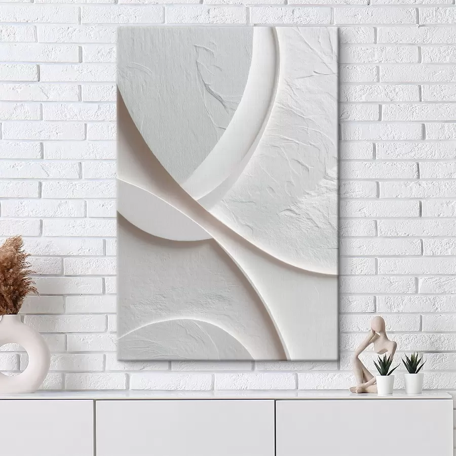 Paveikslėlis Dekoratyvinė plokštė su švelniomis linijomis ir akmens tekstūra ant šviesaus fono s48192