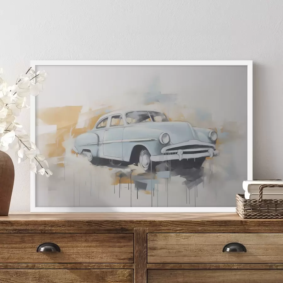 Fototapetai Abstrakcija su automobiliu f48595