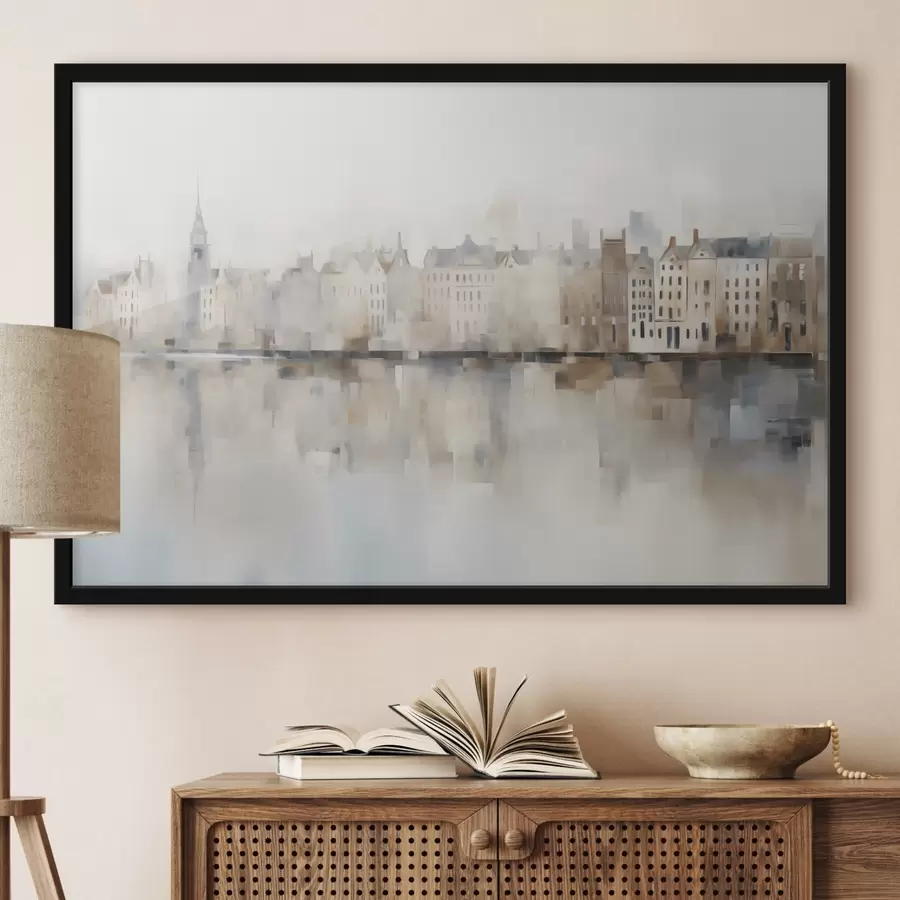 Fototapetai Miestovaizdžio imitacijos tapyba f48596