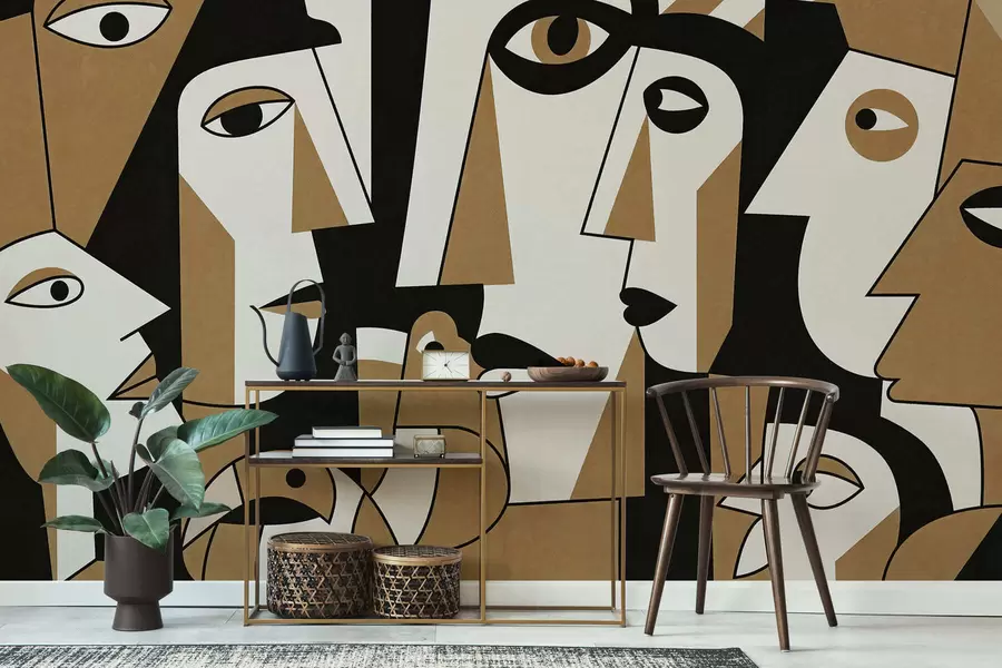 Fototapetai Veidai afrikietišku stiliumi w05446v2