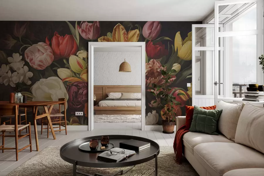 Fototapetai Retro grunge puokštė w05451