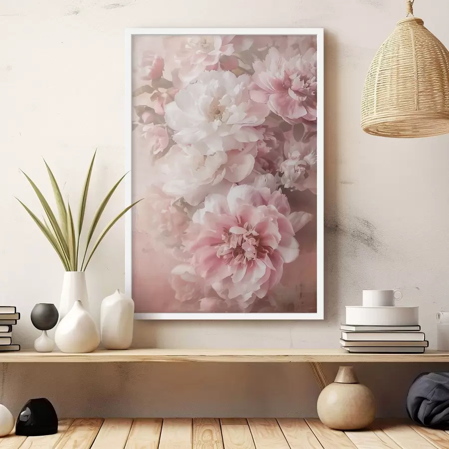 Fototapetai Subtilūs bijūnų žiedai f48566