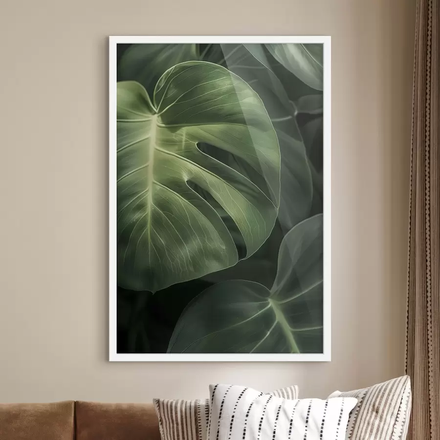 Fototapetai Dideli atogrąžų lapai f48578