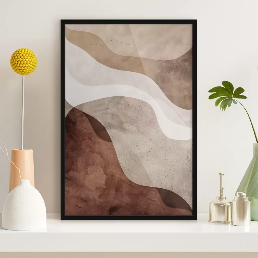 Fototapetai Šiuolaikinė abstrakcija, šiltos spalvos f48580