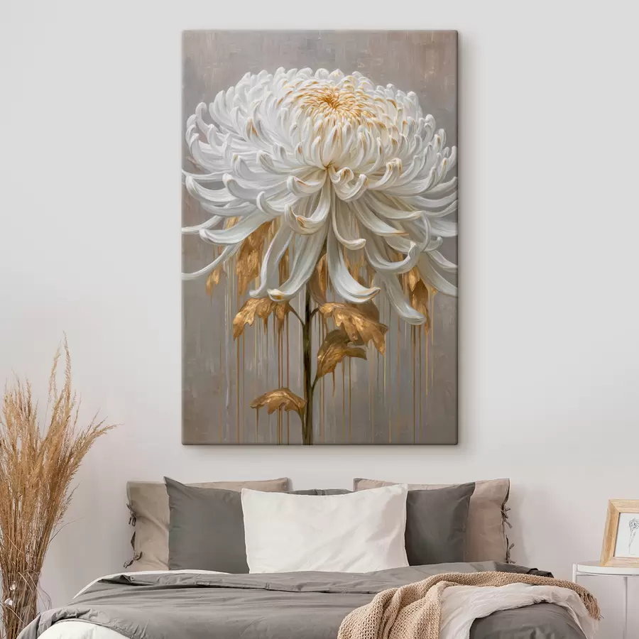 Fototapetai Didelė abstrakti gėlė s48520