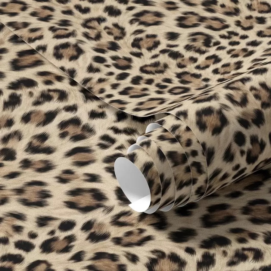 Fototapetai Leopardo raštas su dėmėmis ant šviesaus fono a01151